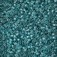 thumbnail image 2 of Miyuki Delica Seed Beads – Size 11/0 (1.6 mm), DB1228, Transparent Caribbean-Teal Luster, 7.2 g, Approx. 1440 Beads, 2 of 7