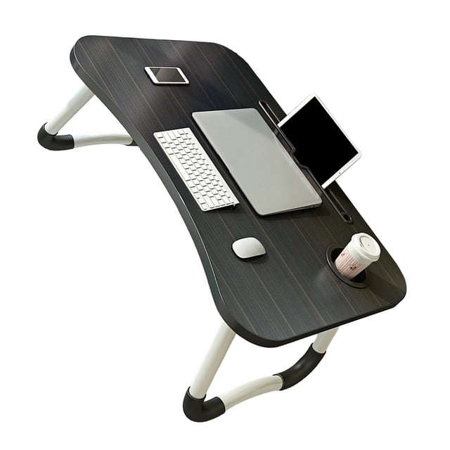 Bureau Pliant pour Ordinateur Portable pour Lit, Bureau Pliant pour Ordinateur Portable Noir Bureau Pliant pour Ordinateur Portable Table de Lit pour Ordinateur Portable Pliable Résultats Impressionnants