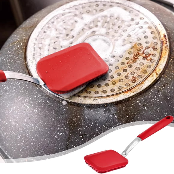 TIMIFIS Cutting Board Silicones Pot Brush Spatula Type Kitchen Supplies Soft Bristle Pot and Bowl Cleaning Soft Bristle Brush Universal Cleaning Brush Kitchen Gadgets