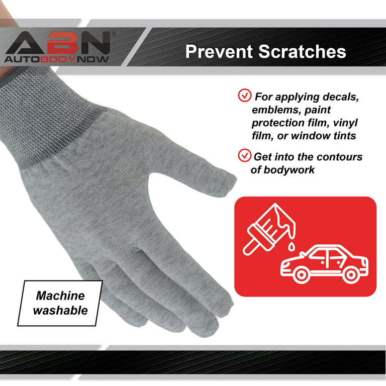ABN Vinyl Wrap Gloves Car in Large - Anti Static Gloves Film