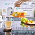 thumbnail image 3 of Glass Pitcher with Lid and Spout,  Glass Water Pitcher for Fridge, Glass Carafe for Hot/Cold Water, Iced Tea Pitcher, Large Jug for Coffee, Juice and Homemade Beverage, 3 of 7