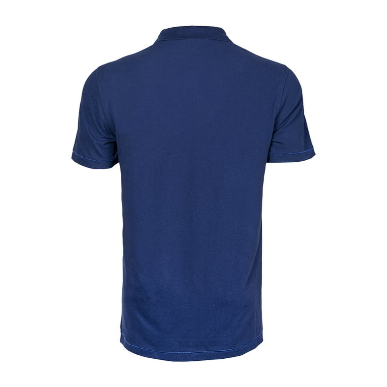 Anemoss Marine Navy Blue Men s Polo Collar T Shirt Walmart