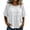 02# White, variant on Women's Cotton Tops Loose Fit Tunic Top with Pockets Dolman Sleeve Blouse Casual Summer Flowy Shirt Solid Color Comfortable Daily Wear S-3XL