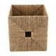 thumbnail image 1 of Cesta tejida hecha a mano con algas marinas Cesta de almacenamiento tejida a mano para decoración del hogar Cesta de almacenamiento rectangular tejida, 1 of 8