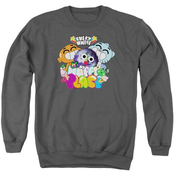 Amazing World Of Gumball - Happy Place - Crewneck Sweatshirt - Medium