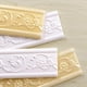 thumbnail image 5 of Sonbest - Papel tapiz de 27 pulgadas, borde despegable y adhesivo, bordes de espejo de pared, molduras de espuma para flores en 3D, autoadhesivo, fácil de aplicar, amarillo Yuarrent  SH1104-16, 5 of 7