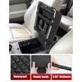 thumbnail image 5 of KBH Center Console Armrest Cover for Ford F150 2004-2014/Expedition 2007-2014, Leather Middle Console Lid Protector for Lincoln Mark LT 2006-2008, Black, 5 of 7