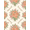 Peach Pink Ivory, variant on ODIKA 4'x6' Washable Area Rug Cottage Vintage Bouquet With Romantic Spring Petal Border Floral Rose Refined for Bedroom, Reading Nook, Pet Friendly & Non-Shedding