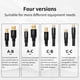 thumbnail image 4 of Cable USB OCC HIFI tipo A B, Cable USB 6N DAC A-C, Cable de Audio OCC Chapado en plata, Cable de datos, 4 of 5