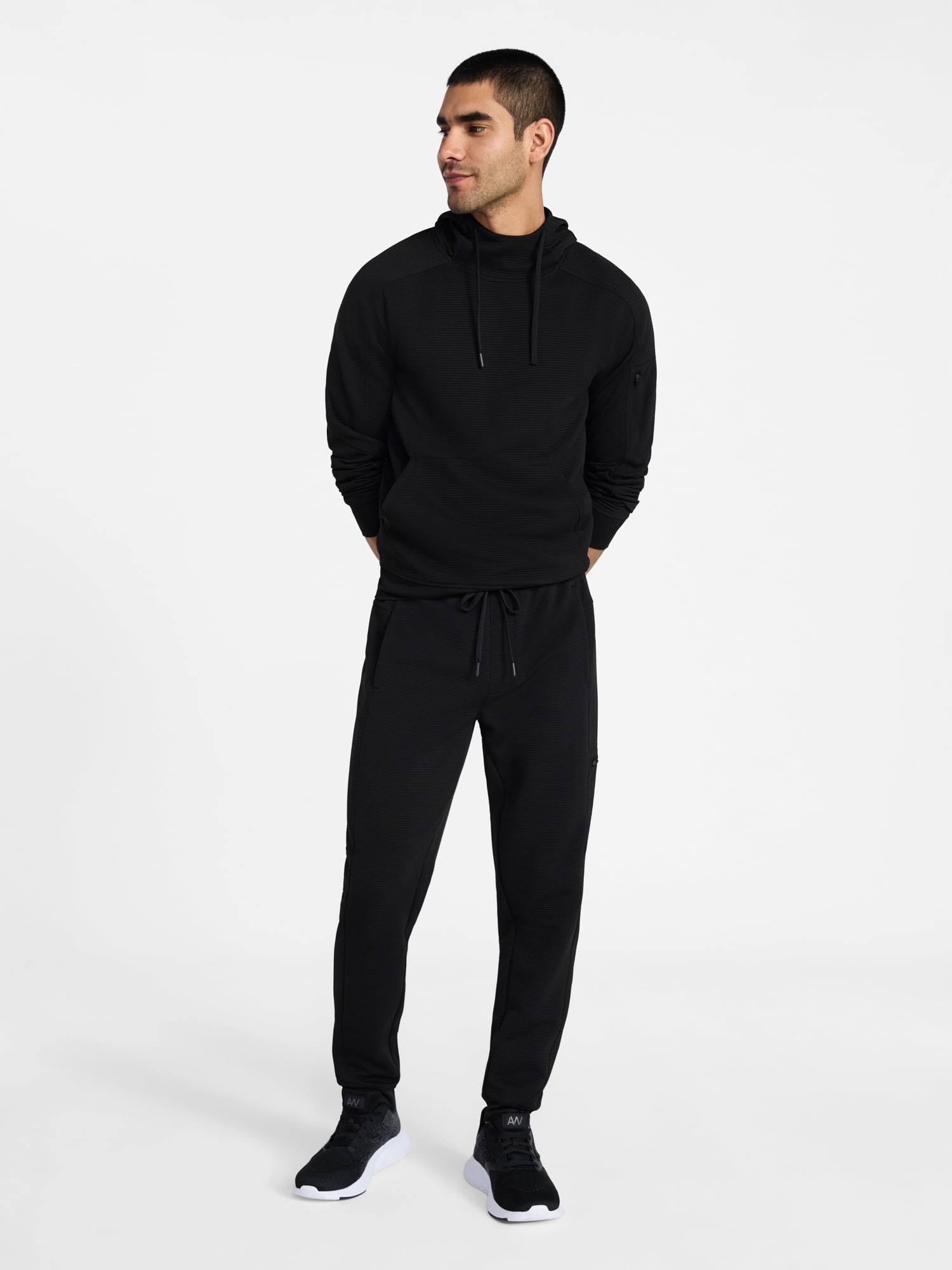 Athletic Works Men's and Big Men's Mix Media Joggers, Size S-4XL
