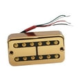 thumbnail image 1 of TISHITA Ramasse-Pont de Guitare Électrique à Double Bobines 6 Cordes Ramasse-Pont Humbucking Or 52 mm, 1 of 8