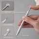 thumbnail image 3 of 200 pcs Nail Sponge, with Metal Clip, Used to Create a Variety of Gradient Nail Art Patterns (White), 3 of 5