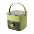 thumbnail image 1 of Machine à Glaçons à Pression - Bac à Glaçons avec Tiroir et Bac de Rangement - Grille à Glaçons Réutilisable pour Café, Cocktails et Jus - Idéale pour les Cuisines Domestiques - Machine à Glaçons Portative - Vert, 1 of 5