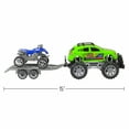 thumbnail image 2 of Kidplokio 3pc Green Monster Trucks ATV Pull Back Cars Boys Ages 3 and Up, 2 of 11
