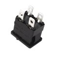 thumbnail image 4 of 5Pcs AC 12A/125V 10A/250V DPST 4P 2 Posición I/O Interruptor de palanca para barco listado por UL, 4 of 5