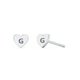 thumbnail image 1 of Initial Stud Earrings, 1 of 2