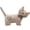 Beige Cat Love, variant on Cute Animals Decorative Door Stoppers, Soft Durable Fabric Weighted Interior Wall Protector for Home & Office, Anti Collision Heavy Duty Compact Floor Decor Book Stopper