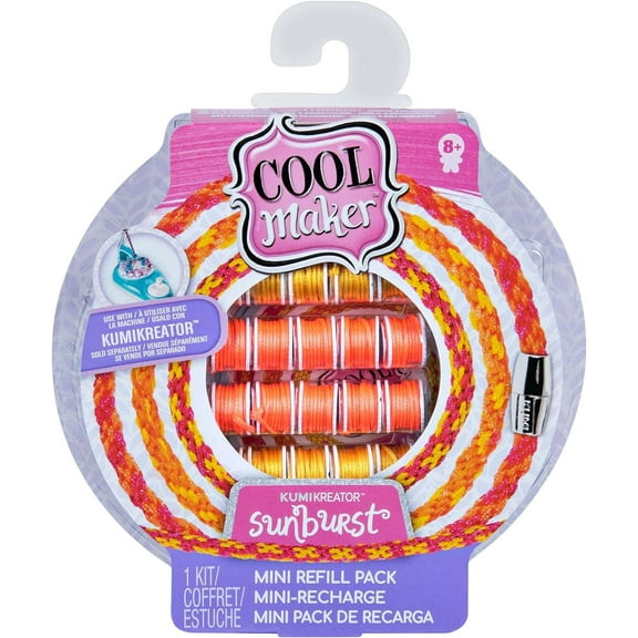 Cool Maker, KumiKreator Candy Mini Fashion Pack Refill, Friendship Bracelet Activity Kit