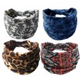 thumbnail image 1 of Banda para la cabeza ancha Bandana elástica Banda para la cabeza con lazo Banda elástica para yoga Bandana para correr, 1 of 7
