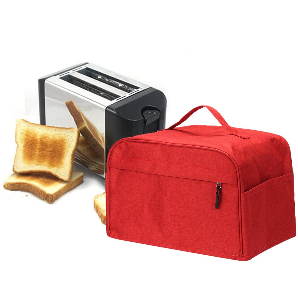 3 Colors Toaster Cover, Polyester Toaster Cover for Two Slice Toaster