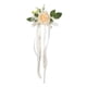 thumbnail image 2 of Flores PEW para pasillo de sillas Arreglo floral PEW Flores de rosas artificiales con champán, 2 of 9