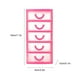 thumbnail image 2 of Uuiauoio 5-Layer Clear Desk Organizer with Drawers Versatile Desktop Storage Box for Office Supplies Makeup Jewelry Compact Plastic Drawer Cabinet 5.12X3.54X7.09 Inches, 2 of 3