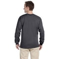 thumbnail image 2 of The Gildan Adult Ultra Cotton 6 oz Long Sleeve T-Shirt - DARK HEATHER - M, 2 of 2