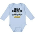 thumbnail image 3 of Inktastic Proud Brother of a Kindergarten Grad Boys Long Sleeve Baby Bodysuit, 3 of 5