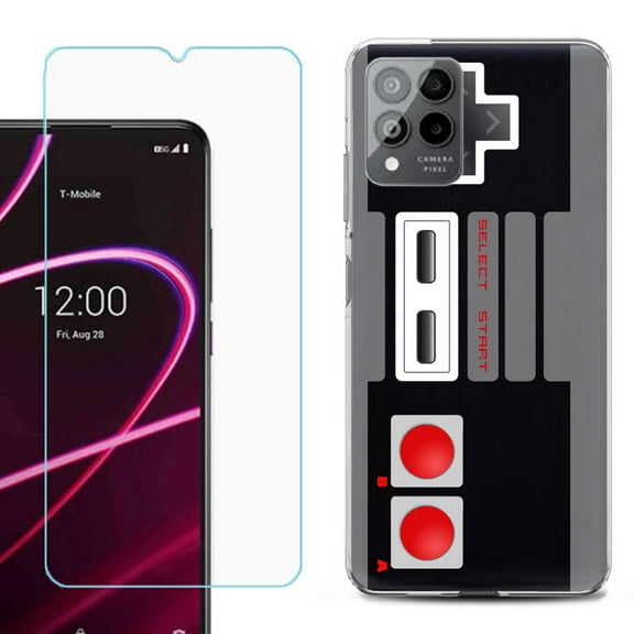 OneToughShield ® for T-Mobile Revvl 6x Pro 5G Shockproof Fashion Phone Case, with Tempered Glass Screen Protector - Game Controller