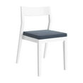 thumbnail image 3 of Dining Chair Frame (1 Pack), White with Graphite Cushion, 3 of 8