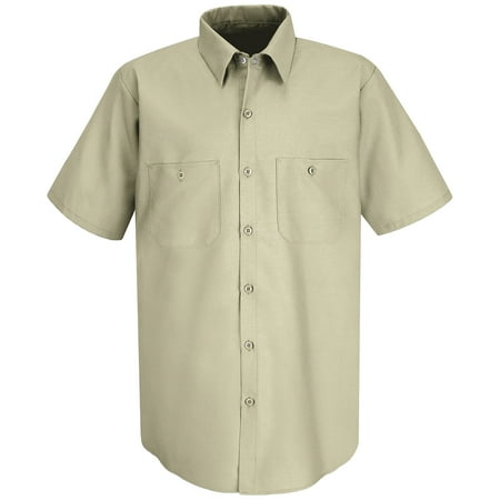 Red Kap Men's Short Sleeve Industrial Work Shirt