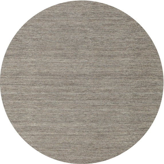 Ahgly Company Machine Washable Indoor Round Contemporary Sage Green Area Rugs, 4' Round