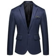 thumbnail image 3 of Traje de hombre entallado de un solo pecho, moda juvenil, informal, para banquete de boda, chaqueta, 3 of 6