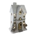 thumbnail image 3 of Northlight 22.5" LED Lighted Musical Snowy Brick House Christmas Decor, 3 of 3