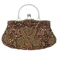 thumbnail image 2 of Retro Pearl Embroidered Evening Clutch Bag For Banquet Wedding Party And Cheongsam Elegant Vintage Inspired Women's Purse, 2 of 5