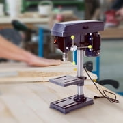 Master Mechanic 10-Inch Bench Mount Drill Press with 5 Speed 5/8 HP Motor
