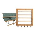 thumbnail image 2 of Honey-Can-Do Wall-Mounted Swivel Clothes Drying Rack DRY-09386 Natural, 2 of 5