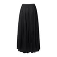 thumbnail image 3 of MuXiKeJi Clothes Women's Long Tulle Skirt Fairy Ruffle Tiered Layered Midi Skirts A-Line Elastic Waist Tutu Skirt, 3 of 3