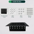 thumbnail image 5 of FEBTECH Smokeless Fire Ring Liner - Square Carbon Steel 32 inch OD & 24 Inch ID Square Fire Pit Insert with Heat Resistant Coating, 5 of 10