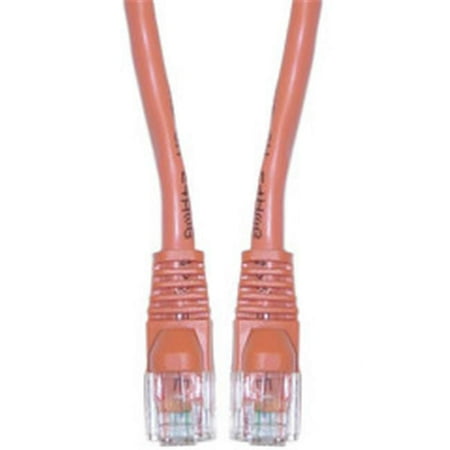Cat6a Orange Ethernet Patch Cable  Snagless Molded Boot  500 MHz  35 foot price history on PriceWatchPro