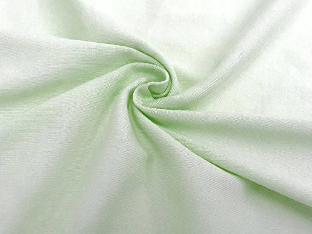 American Baby Company 100% Natural Supreme Cotton Jersey Knit Fitted Portable/Mini-Crib Sheet, Celery, Soft Breathable, for Boys and Girls