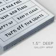 thumbnail image 3 of Simple Bathroom Rules Premium Gallery Wrapped Canvas - Ready to Hang, 3 of 9