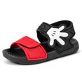 thumbnail image 1 of Verano nuevos zapatos de playa suaves antideslizantes Capitán América Spiderman Mickey Sandalias abiertas para niños Wild Boys Girls Student Kids Shoes23 plantilla 13.9cm) Gao Jinjia LED, 1 of 2