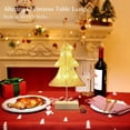 thumbnail image 3 of Vorkoi Christmas Tree Table Lamps Warm White LED Night Light Battery & USB Operated Creative Desk Lamp Mood Light for Wedding Home Bedroom Party Decoration, 3 of 5
