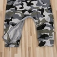 thumbnail image 3 of Franhais Baby Boy Camouflage Romper, Long Sleeve Hooded Jumpsuit, One-piece Pocket Playsuit, 3 of 7