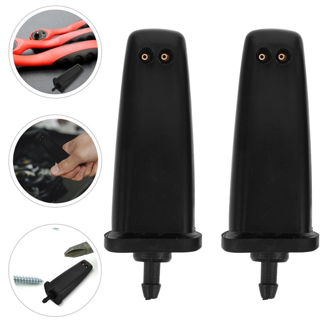 HAMPPLIES 2Ud Boquilla Lavaparabrisas Frente Auto Compatible Y De Larga Duración
