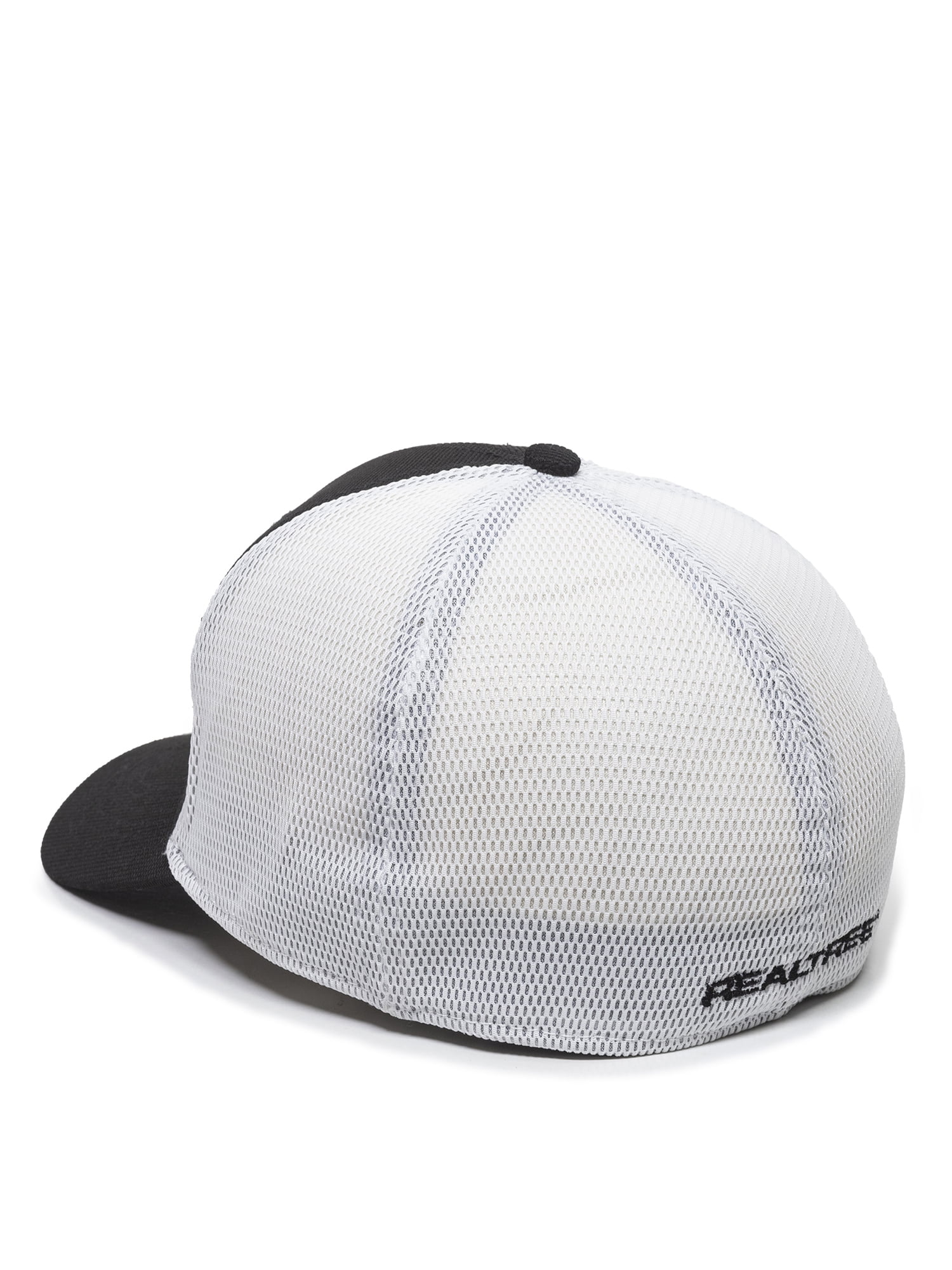 Structured Hat, Black/White, Realtree Large Hunting Large/Extra Style Baseball