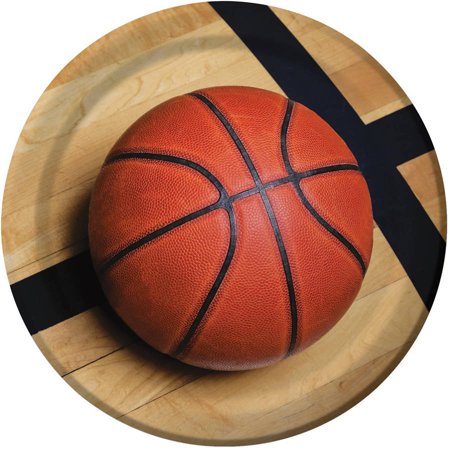 Sports Fanatic Basketball Plates  8pk