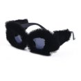thumbnail image 1 of Women Plush Fuzzy Cat Eye Sunglasses, 1 of 4
