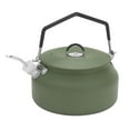 thumbnail image 3 of 1L Camping Water Kettle Water Boiler Kitchenware Cooking Teapot Coffee Pot Teakettle for Backpacking Barbecue Travel Campfire Green, 3 of 9
